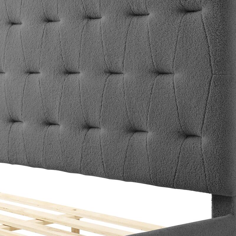Corvus Somme Tufted Upholstered Platform Bed