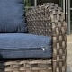preview thumbnail 36 of 60, OVIOS 4-piece Water-Resistant Wicker Deep Seating Outdoor Sofa Set
