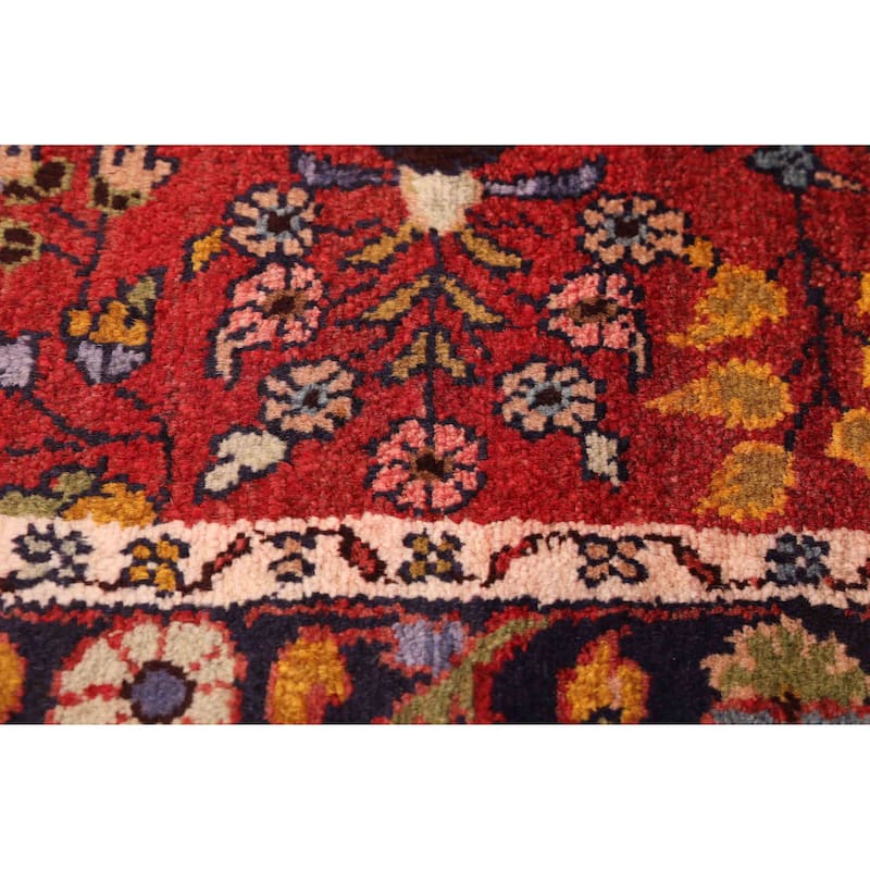 ECARPETGALLERY Hand-knotted Andelz Dark Red Wool Rug - 2'8 x 8'8