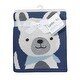 preview thumbnail 2 of 1, Lambs & Ivy Jacquard Knit Baby Blanket – Puppy