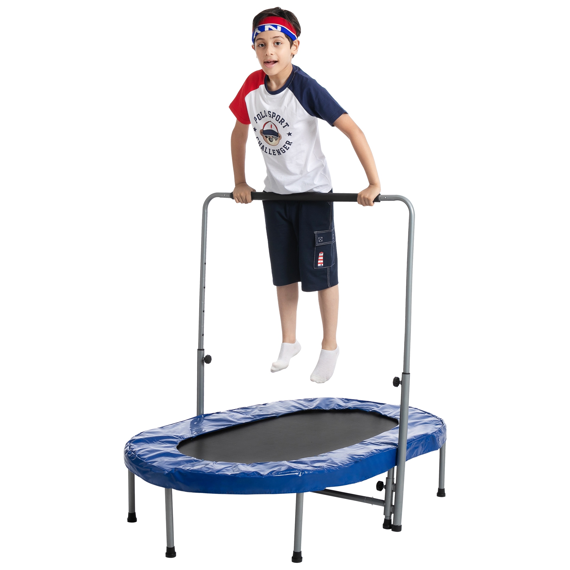 Oval indoor trampoline sales