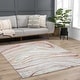 preview thumbnail 19 of 50, Hauteloom Liverpool Living Room, Bedroom Area Rug - Contemporary - Cream,Green - 7'10" x 10'