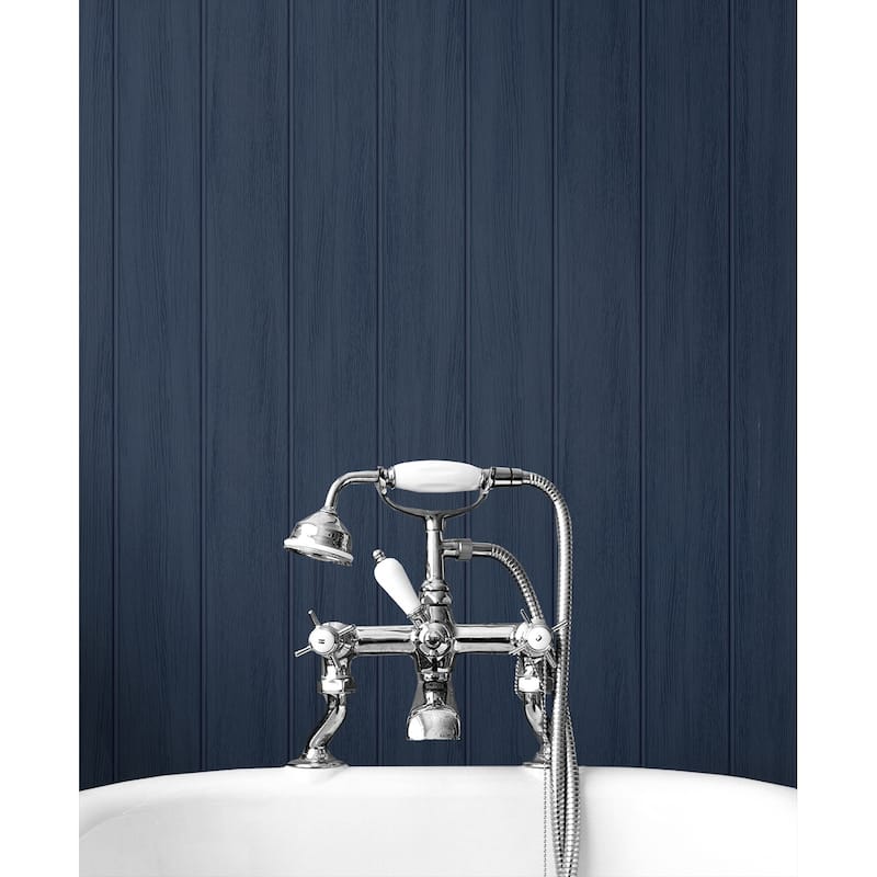 NextWall Wood Panel Peel and Stick Wallpaper