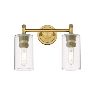Innovations Lighting Crown Point - 2 Light 7" Wall-Mounted Bath Vanity Light