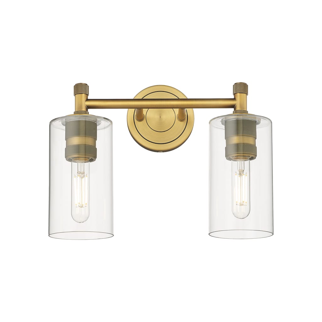 Innovations Lighting Crown Point - 2 Light 7" Wall-Mounted Bath Vanity Light