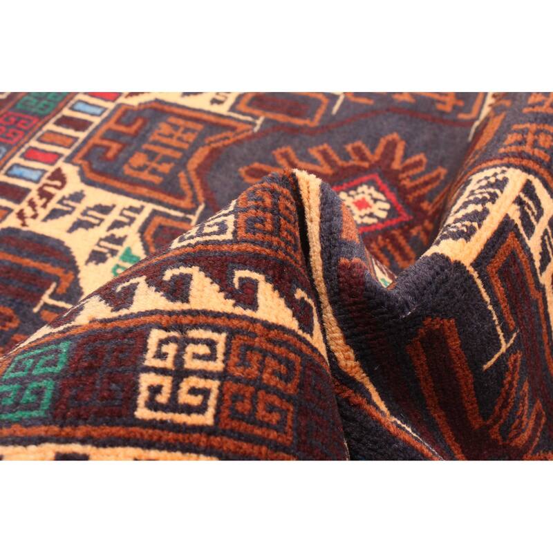 ECARPETGALLERY Hand-knotted Teimani Beige Wool Rug - 3'1 x 4'4