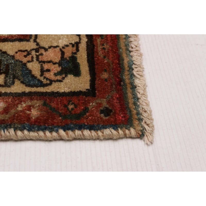 ECARPETGALLERY Hand-knotted Andelz Black, Dark Brown Wool Rug - 3' 7" x 9' 7"