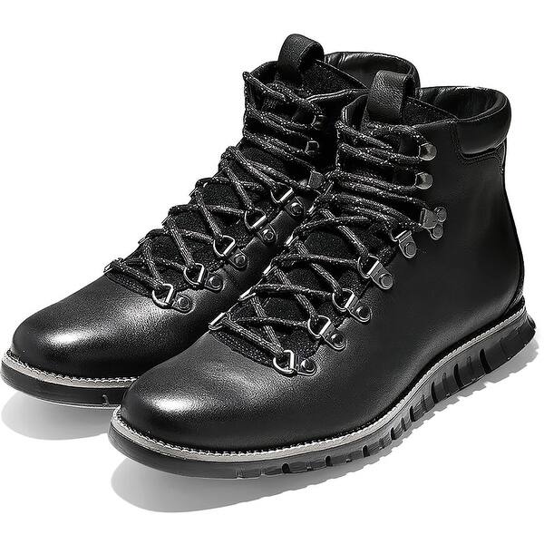 Cole Haan Mens ZeroGrand Leather Lace-Up Ankle Hiking Boots Shoes BHFO 4543