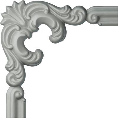 10"W x 10"H x 1 1/8"P Seville Panel Moulding Corner (matches moulding PML01X00SE)