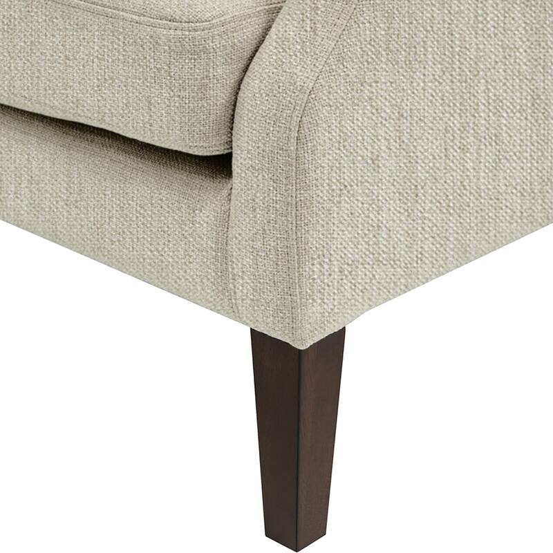 Madison Park Roan Linen Button Tufted Wing Chair
