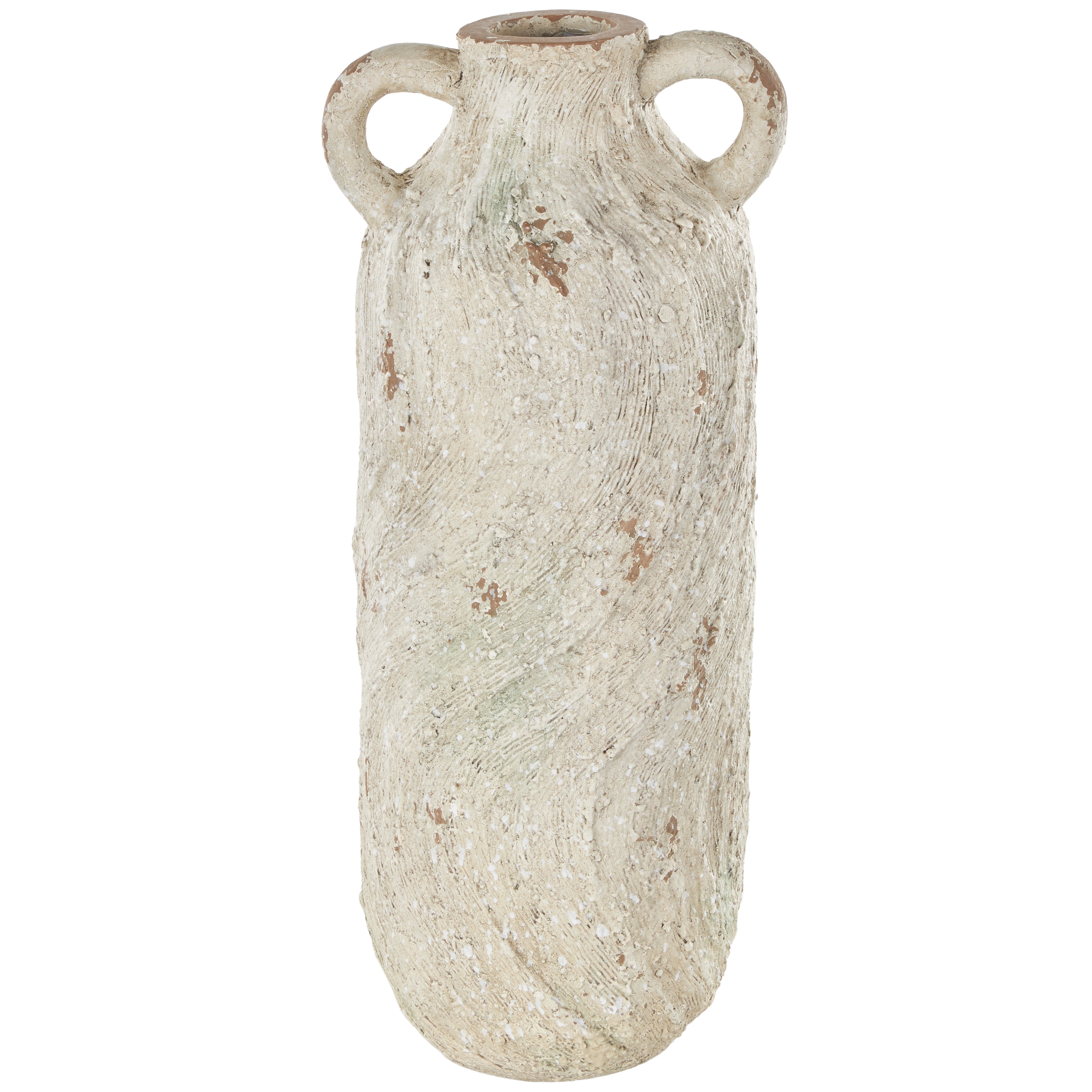 Amphora Vase, Antique Textured-Aged Finish, Farmhouse - Bed Bath