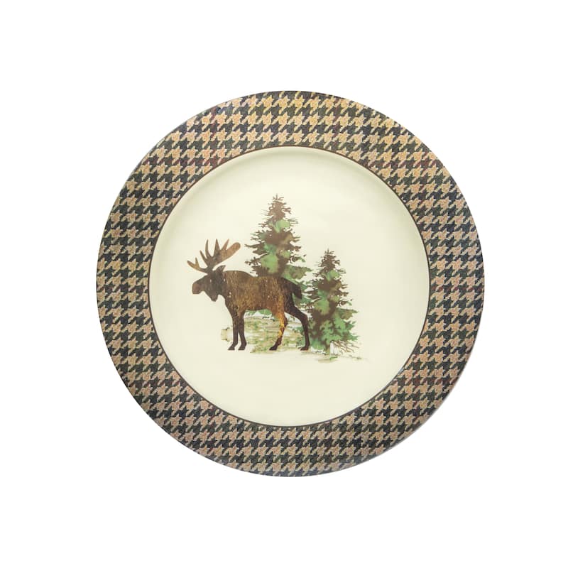 Paseo Road by HiEnd Accents Joshua Melamine Dinner Plate, 4PC