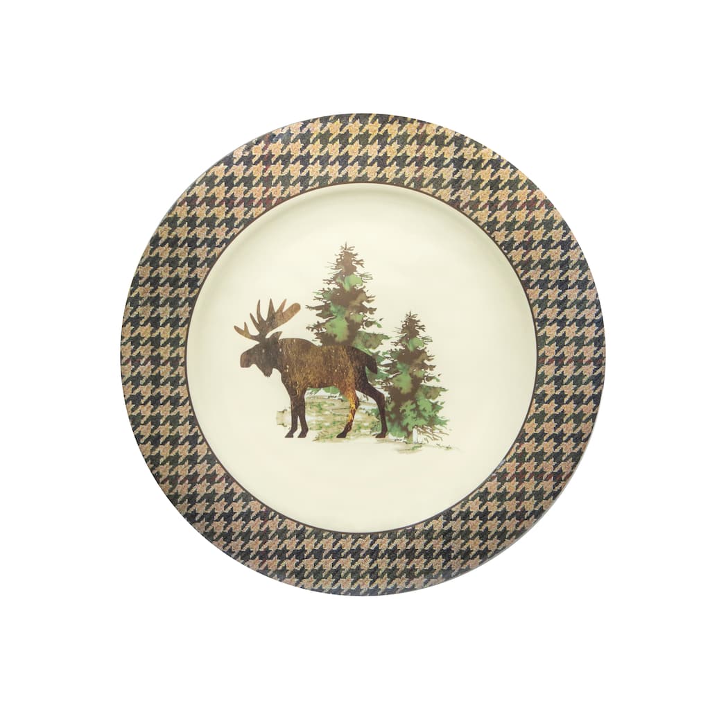 Paseo Road by HiEnd Accents Joshua Melamine Dinner Plate, 4PC