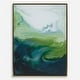 preview thumbnail 1 of 5, Uttermost Serene Green Framed Abstract Art