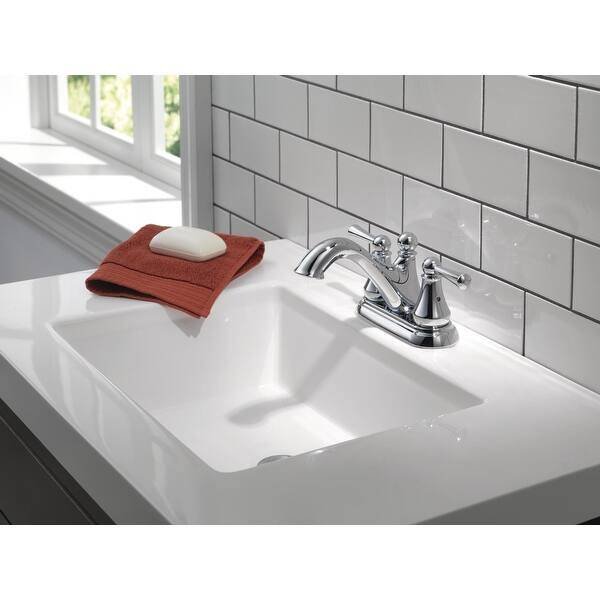 Shop Delta 25999lf Haywood Centerset Bathroom Faucet With Pop Up