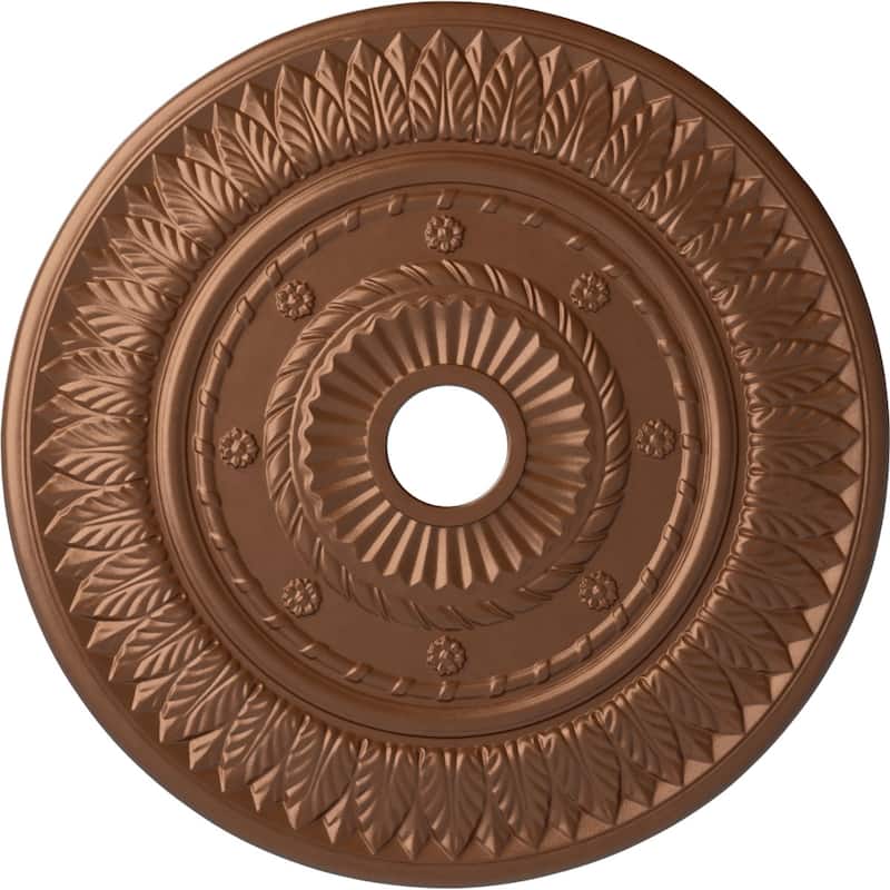26 3/4"OD x 3 5/8"ID x 1 1/8"P Leaf Ceiling Medallion