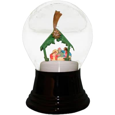 5" Perzy Medium Nativity Scene Christmas Snow Globe