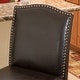 preview thumbnail 52 of 64, Logan Bonded Leather Backed Barstool (Set of 2) by Christopher Knight Home