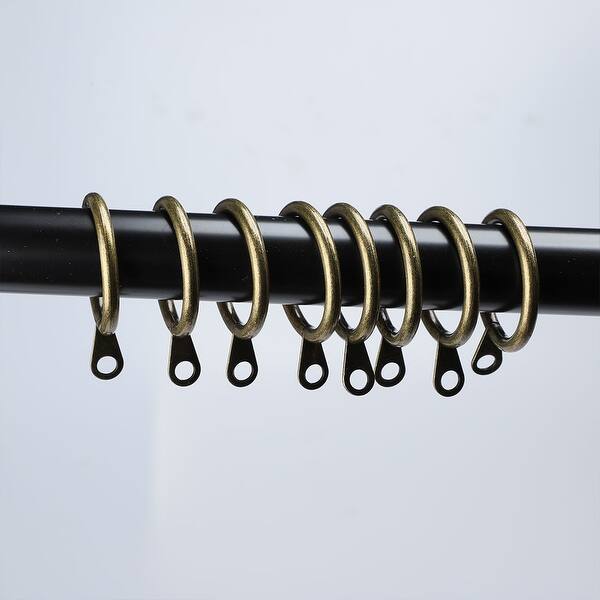 Shop 20 Pack Metal Curtain 1 1 Inch With Eyelet Drape Ring Loops For Bathroom Curtain Rods Plating Finish Bronze Tone Bronze Tone On Sale Overstock 28767303