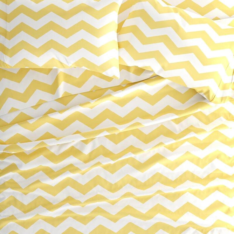 Becky Cameron 4-pieceDeep Pocket Arrow Pattern Bed Sheet Set