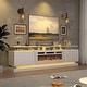 preview thumbnail 83 of 97, 70"/80" Modern Fireplace TV Stand with 36" Electric Fireplace