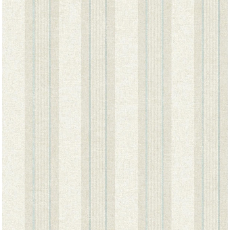 Seabrook Designs Polina Stripes Unpasted Wallpaper
