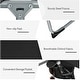 preview thumbnail 10 of 9, Gymax Portable Beach Chaise Lounge Chair Folding Reclining Chair w/