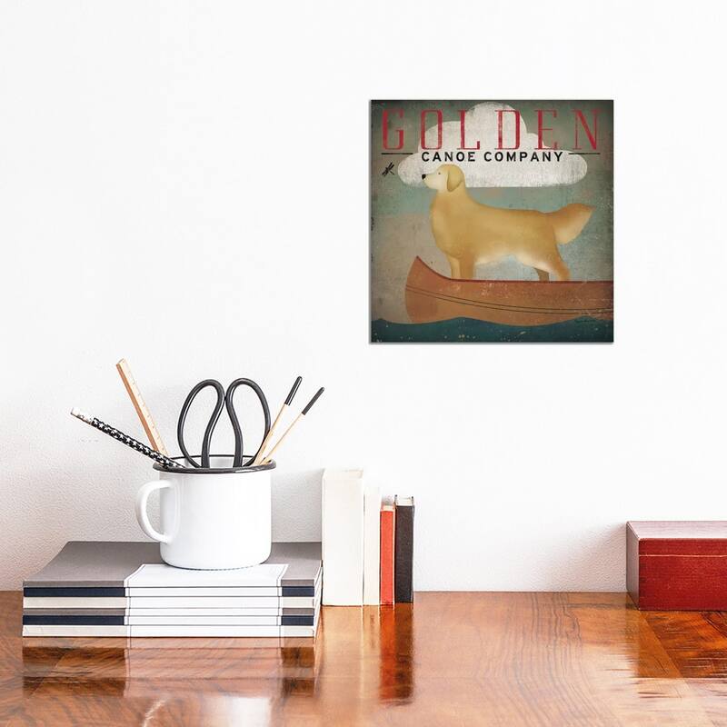 iCanvas "Golden Canoe Co. " by Ryan Fowler Canvas Print - 12x12x0.75