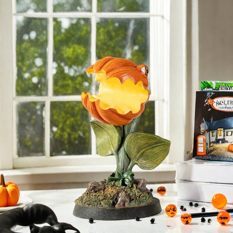 Glitzhome 8.75''H Halloween Resin Chomper Table Decor