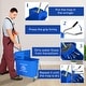 preview thumbnail 23 of 24, HOMCOM Mop Bucket with Wringer on Wheels for Floor Cleaning, 21 Quart, Separate Dirty and Clean Water