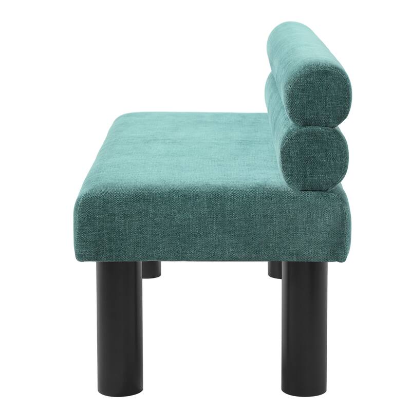 Christopher Knight Home - Modern Upholstered Dining Bench with Padded Seat and Backrest