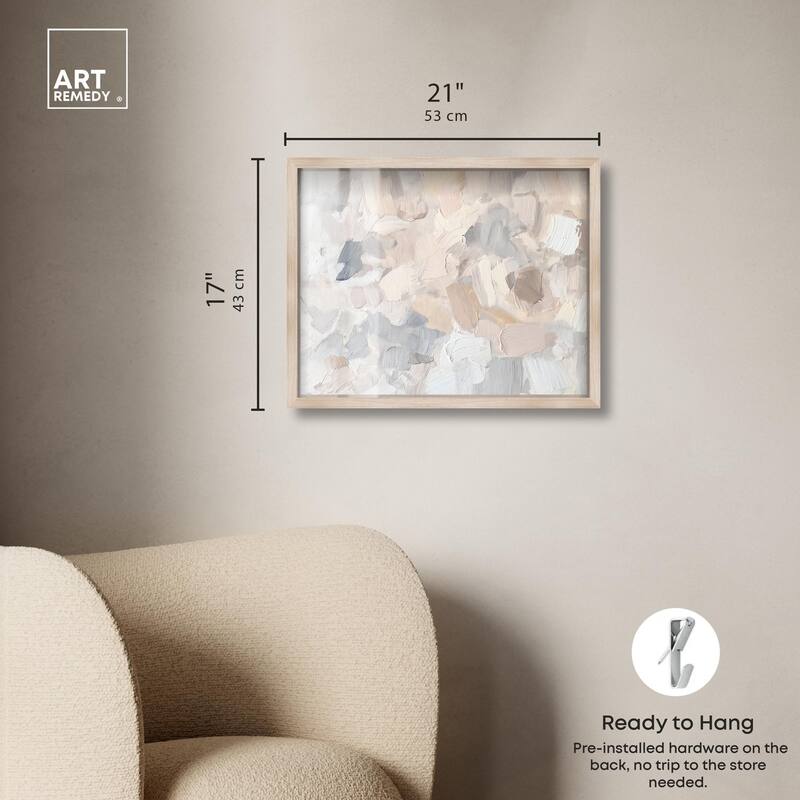 Soft Colors Fade I Shadowbox by Art Remedy