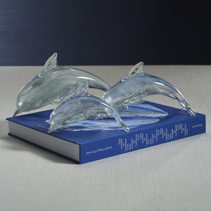 Marinella Decorative Glass Dolphin