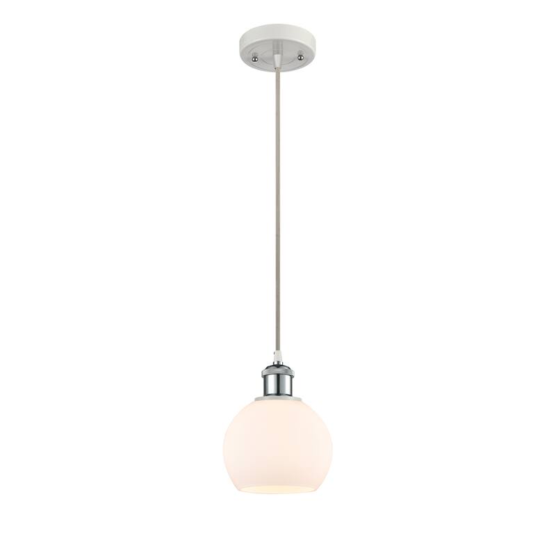 Innovations Lighting Ballston Athens 1 Light 6" Cord Hung Mini Pendant