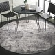 preview thumbnail 7 of 26, SAFAVIEH Spirit Caris Modern Abstract Rug 6'7" Round - Ivory/Grey - Round