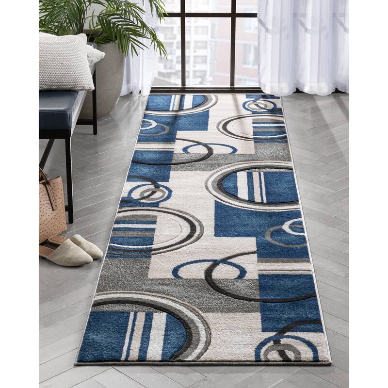 Well Woven Good Vibes Belle Abstract Mid Century Modern Area Rug