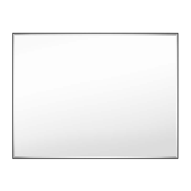 Rectangle Metal Framed Beveled Edge Bathroom Vanity Mirror