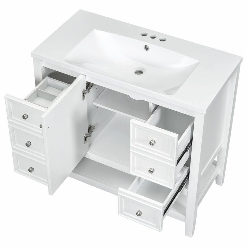 36" Bathroom Vanity with Sink Combo