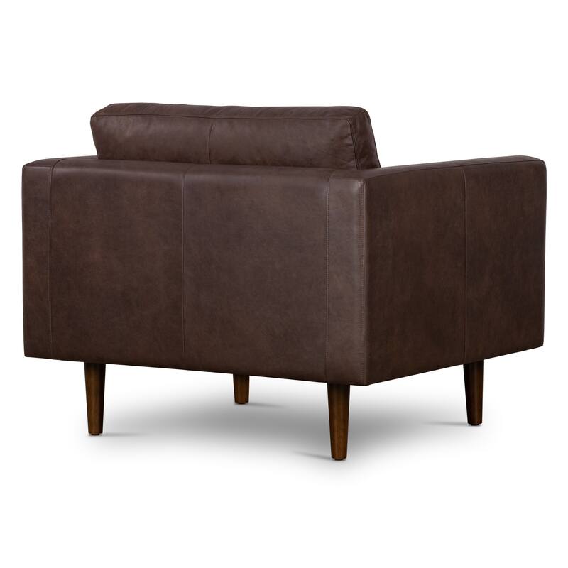 Poly and Bark Napa Lounge Chair - Genuine Italian Leather