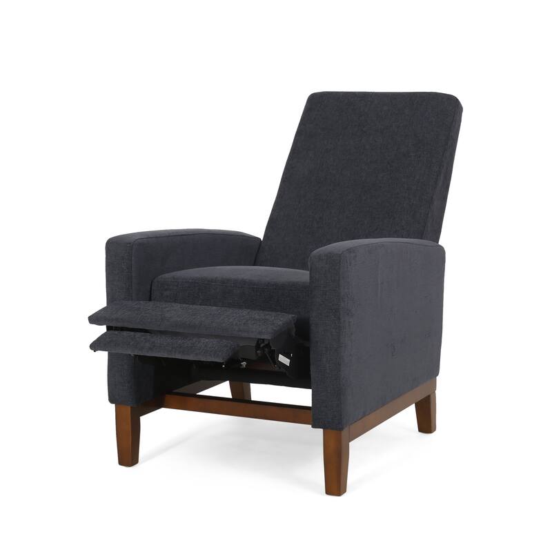 Roomfitters 27'' Wide Wood Hand Manual Club Recliner, Comfortable Lounge Chair for Living Room