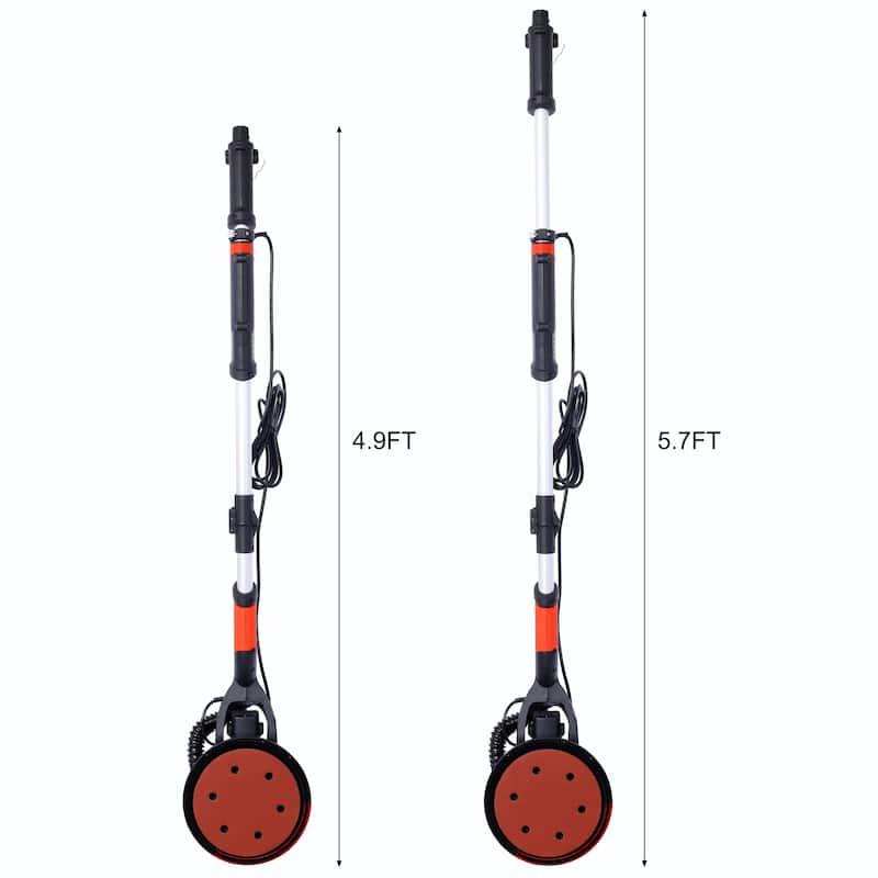 780W Electric Drywall Sander with Vacuum Dust Collection