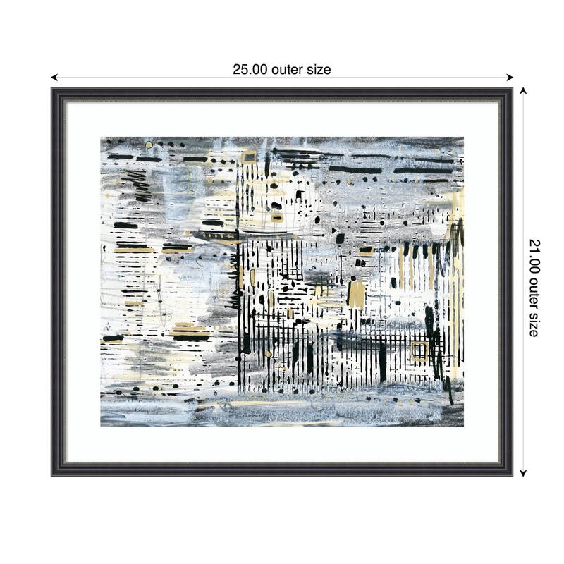 Kate and Laurel Framed Art Brookyln Bridge Horizontal by Leah Nadeau