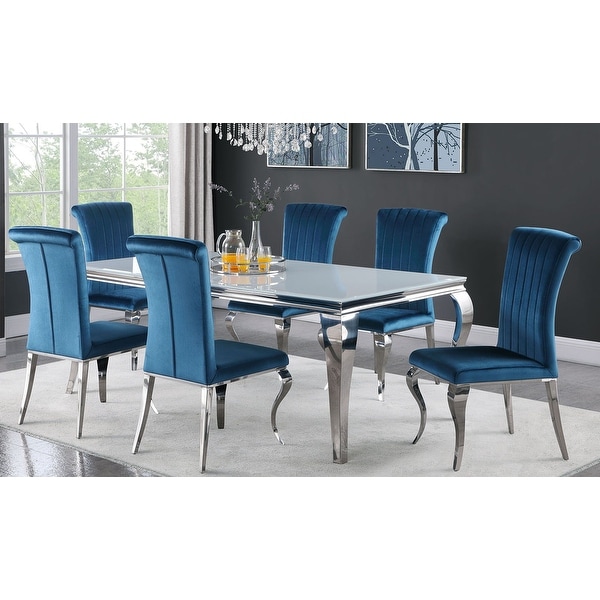 Teal dining chairs set of 4 sales