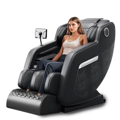 Full Body Massage Chair，Zero Gravity Recliner，Heat Therapy Massage，Air Massage System and Shiatsu and Kneading Techniques