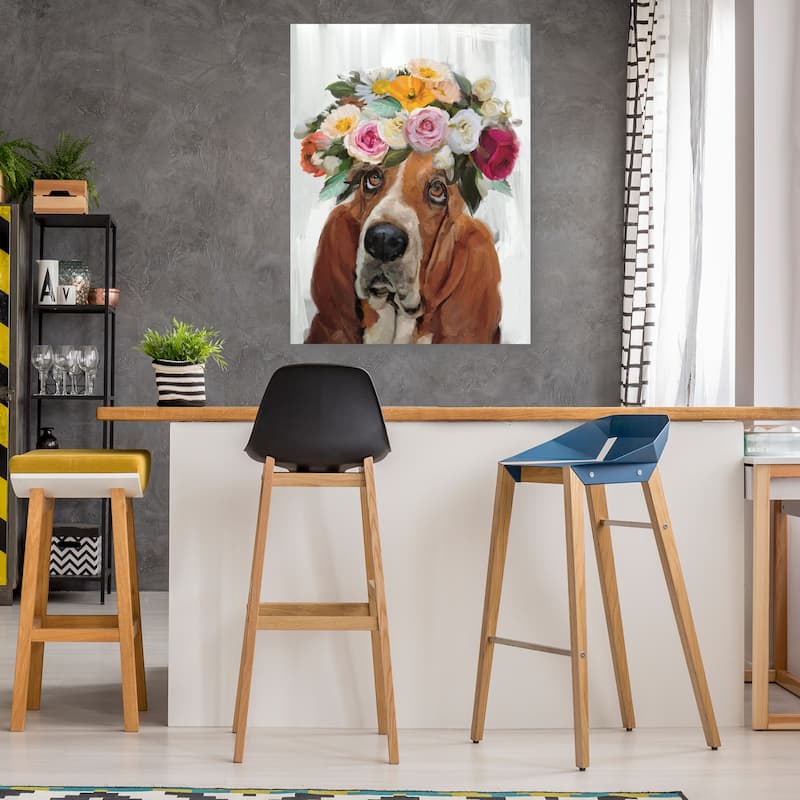 Flower Power II By Studio Arts Canvas Art Print