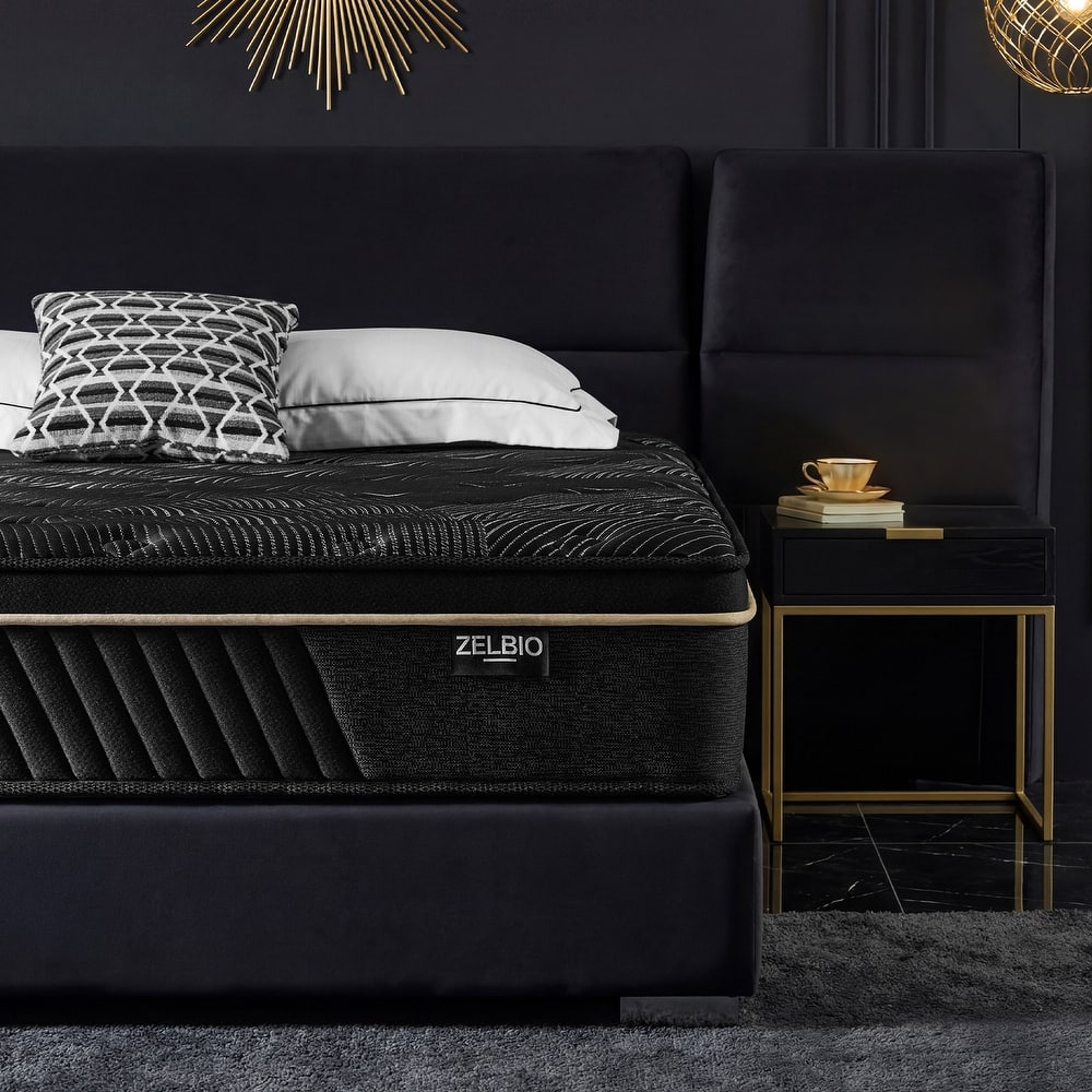 12 in. Medium Firm Gel Memory Foam Hybrid Breathable Knitted Cover Mattress