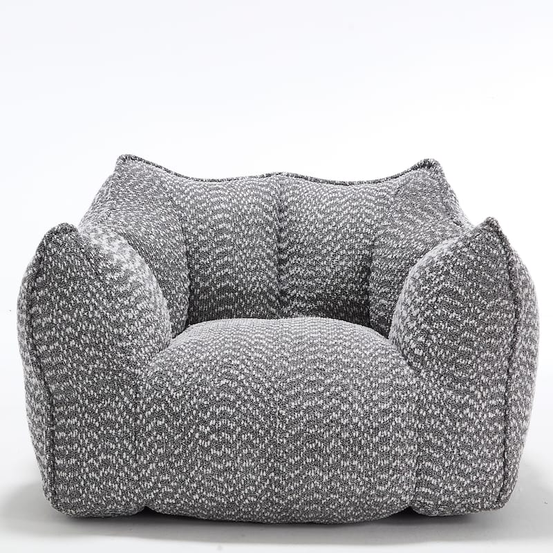 Sofa Chairs with Highly Resilient Foam for Living Rooms and Bedrooms, Comfortable Square Sofas, Bean Bag Chairs for Adults