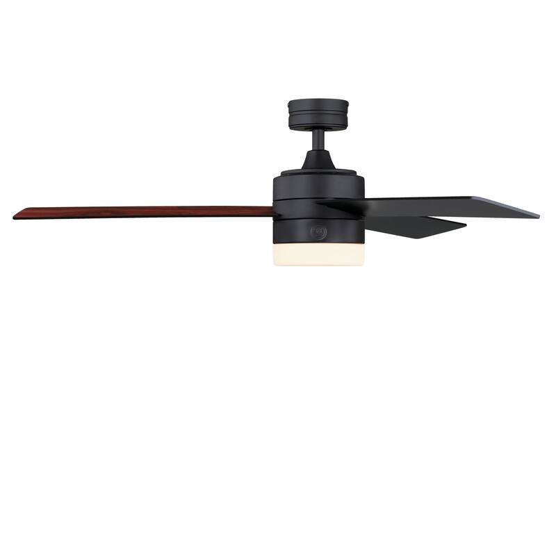 Westinghouse Lighting Alta Vista 52-Inch 3-Blade Indoor Ceiling Fan with Dimmable LED Light and Opal Frosted Glass