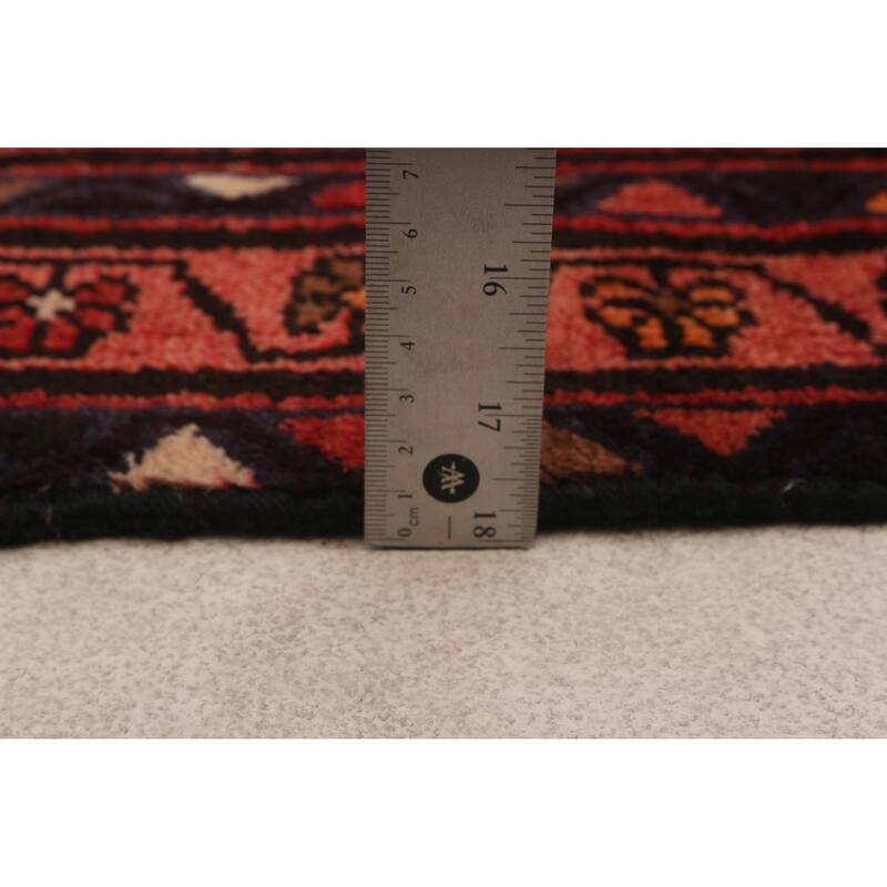 ECARPETGALLERY Hand-knotted Anadol Red Wool Rug - 3'4 x 10'1