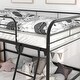 preview thumbnail 4 of 4, Metal Twin Size High Loft Bed